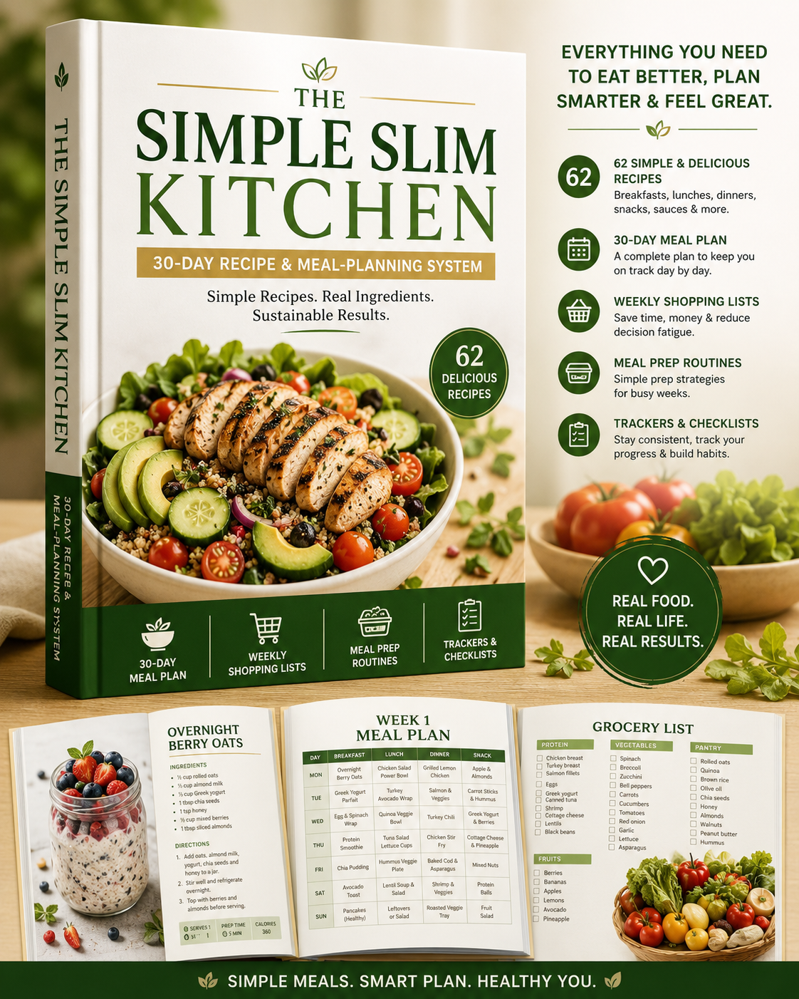 The Simple Slim Kitchen product mockup